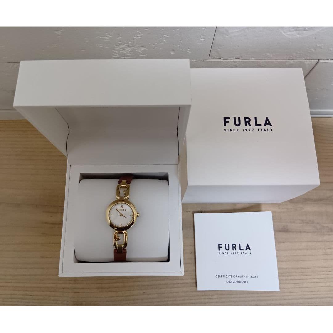 Used FURLA wristwatch brown