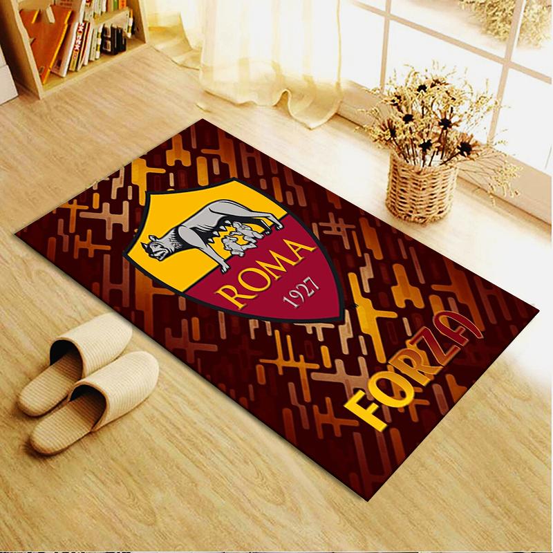 Nuovo Tappeto A.S. Roma 2025 per Soggiorno Camera da Letto Casa Decorazione Divano, Tappetino Antiscivolo per Giochi Bambini01