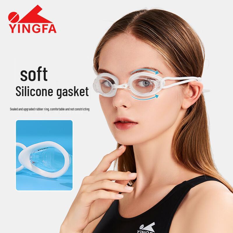 Профессиональные гоночные плавательные очки YINGFA с защитой от запотевания