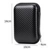 Stylish Eva Headphone Data Cable Storage Hard Drive Bag Simple Portable Charger Headphone Zipper Box