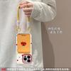 Cherry doll for apple 16promax mobile phone case iphone15 card bag lanyard 17 silicone 14 protective case
