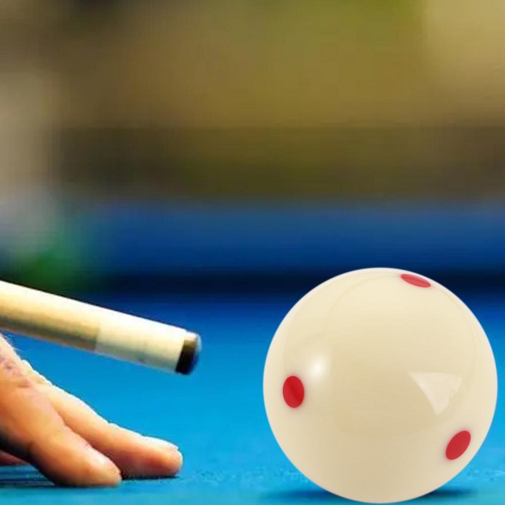 Standard Pool für Spieler Rot 57,2 mm 6 Punkte 2 1/4" Trainings-Que-Ball Billardkugel Billard-Que-Ball Que-Ball