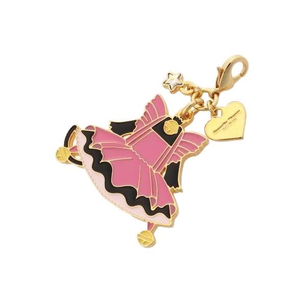 Samantha Thavasa Petit Choice Keychain "Cardcaptor Sakura" Collection Zipper Charm (Sakura Card Arc Costume) Women's Gold Free