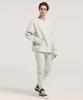 Laipeuposeu [Set] Hairy Fleece Mens Sweatshirt + Mens Joggers (M/Gray) 2 Types