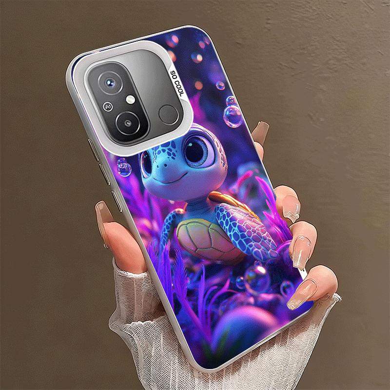 Cartoon Ocean Sea Turtle Shockproof Phone Case for Xiaomi Poco X7 X6 X5 X3 Pro F7 Ultra M8 Redmi 15C 15 14C 13C 12C 10C 13 12 10