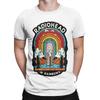 Magliette da uomo Radiohead in Rainbows Magliette Cool a Manica Corta Girocollo Puro Cotone Nuovi Arrivi Top