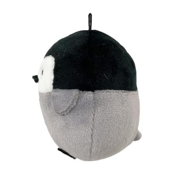 [BESTEVER] Fluffy Egg Ball Chain Plush Toy Penguin 46165