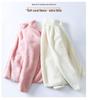 7-Color Double-Sided Coral Fleece High-Collar Hoodie for Women – Thickened for Autumn/Winter 2025