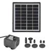 Solar Fountain Pump Energy Saving High Efficiency Black Solar Fountain for Garden Bird Bath Small Pond 2W