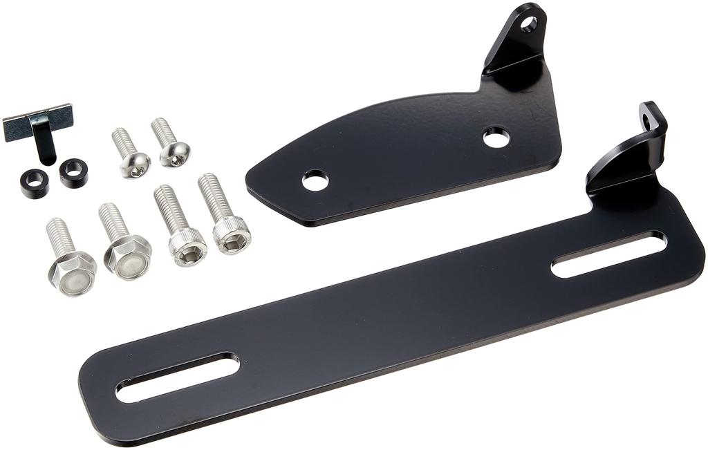 Kijima Motorcycle Parts Dash Cam Front and Rear for Brackets, Set, Steel, Black, GSX250R, 304-5184