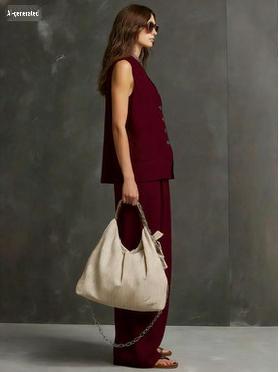 2026 European-American Linen Summer Set: Sleeveless Vest + Wide-Leg Pants - Gentle, Effortless Style