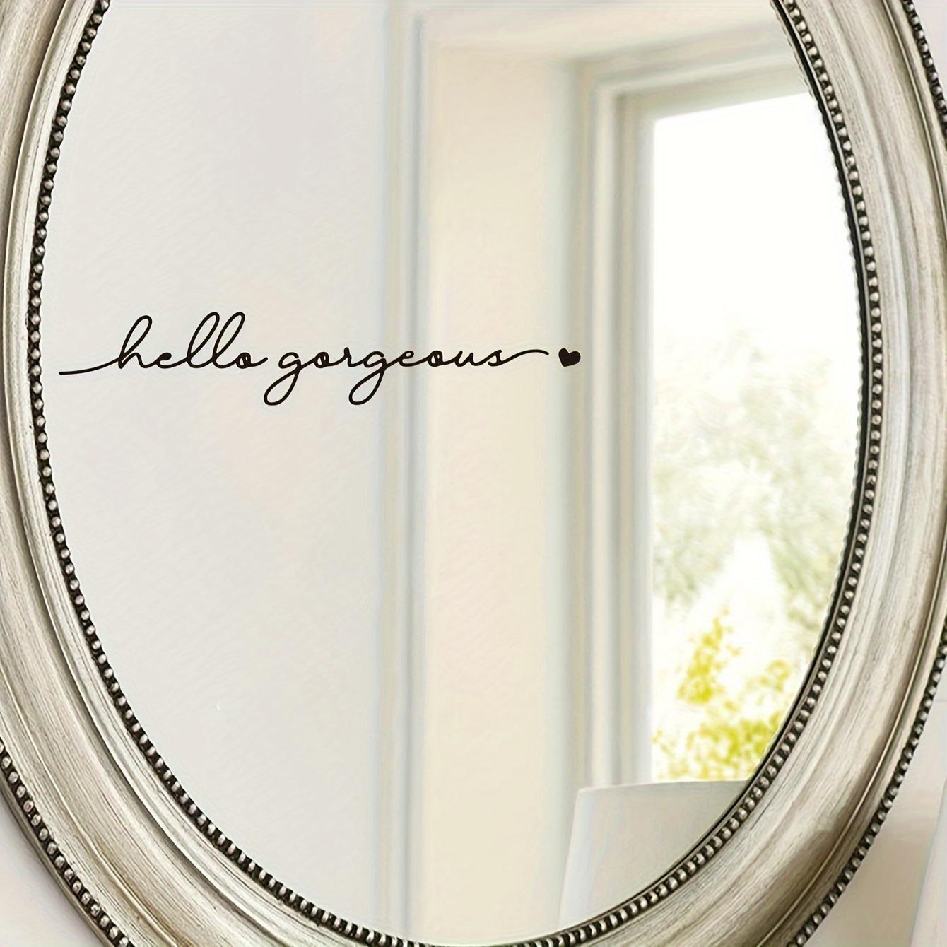 Decorative Wall Stickers for Home,, Perfect for Bathroom Mirrors and Home Decor. A