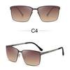 Men's Sunglasses, Metal Square Sunglasses, UV-proof Driving Fishing Sunglasses.