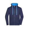 James and Nicholson Mens Lifestyle Full Zip Hoodie