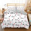 I Love You Duvet Cover Microfiber 2/3 Pcs Bedding Set Queen/King/Full/Twin Letter Hello Love Quilt Cover for Lovers Girls Spouse