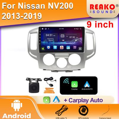 Pro Nissan NV200 2011-2018 Video Autorádio Přehrávač Android Auto DVD 2 din Multimédia GPS Navigace CarPlay Hlavní jednotka BT