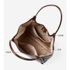 HIFASHION Genuine Leather Women Shoulder Bags Retro Large Capacity Cowhide Hobo Purses Big Bucket Shopping Travel Tote Handbags