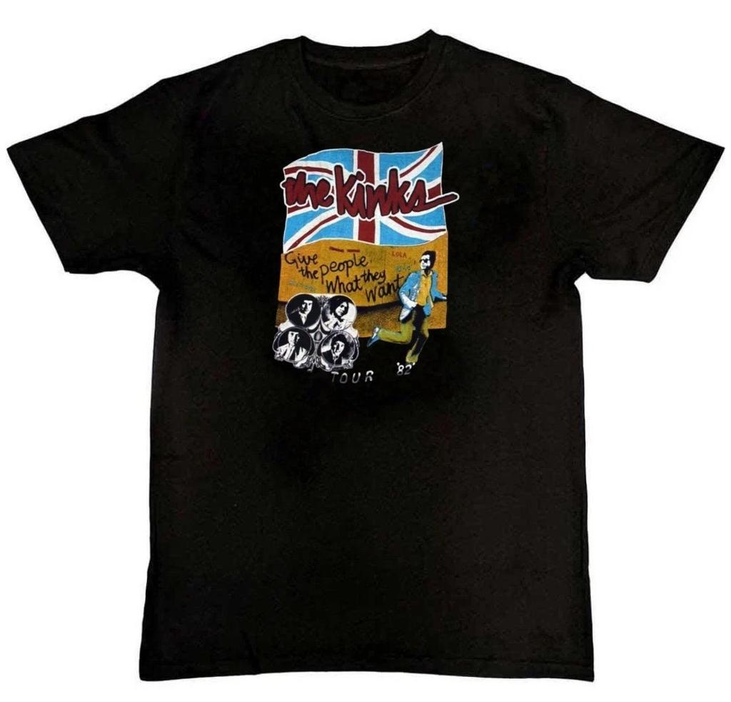 Classic The Kinks Graphic Print Mens Unisex 100% Cotton T-shirt Mens Tees Top