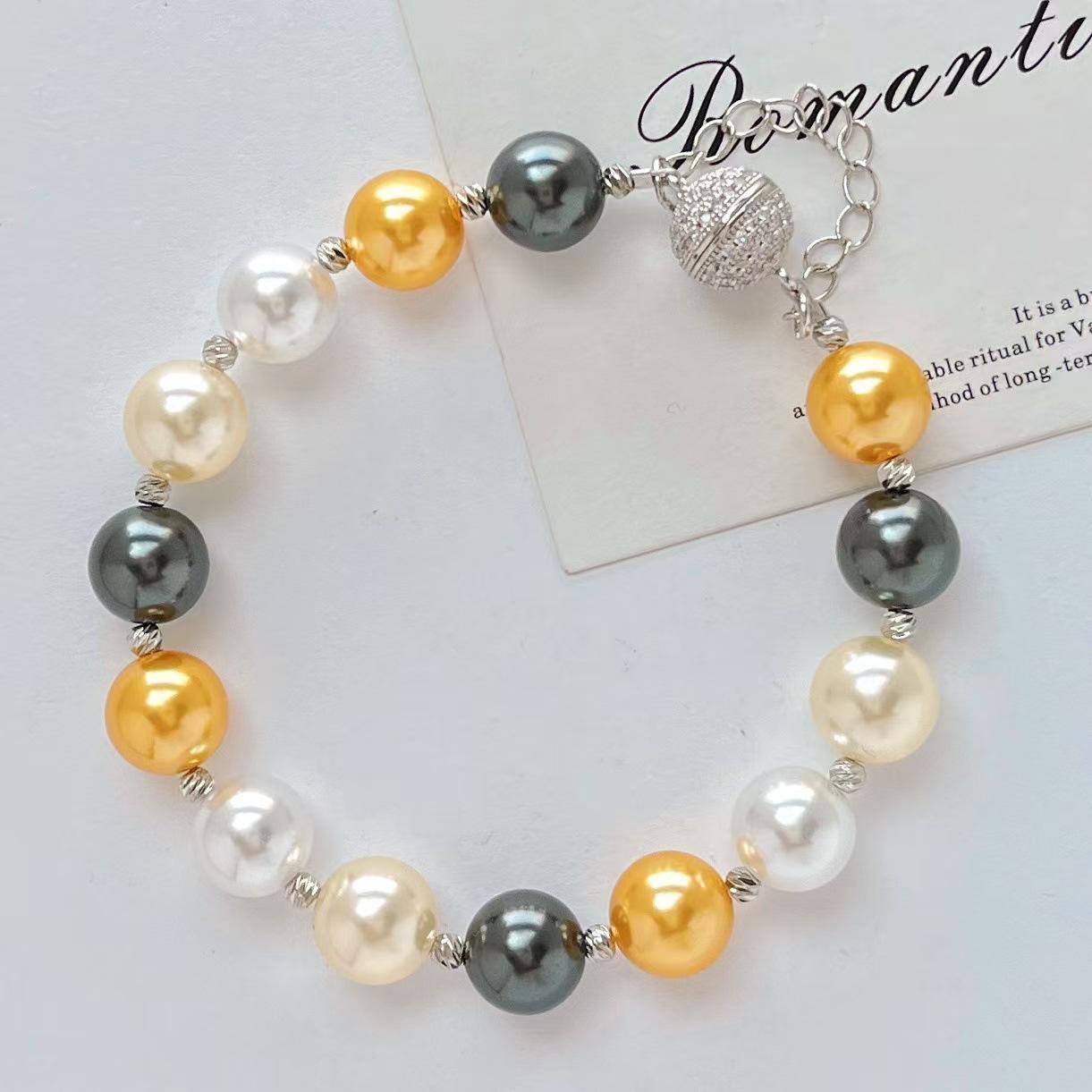 High Quality Retro Design Artificial Crystal Pearl Bracelet Bracelet