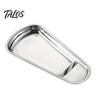 Modern Buffet Utensil Tray Stainless Steel Tray, Serving Spoon Holder with Food Tongs Non Stick Rest Rack, Plate for Bread Cake, Kitchen Counter