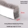 Dinggu Self-Adhesive Weatherstrip: 5m/10m Sliding Door and Window Seal, Dustproof, Anti-Collision, Mosquito Proof.