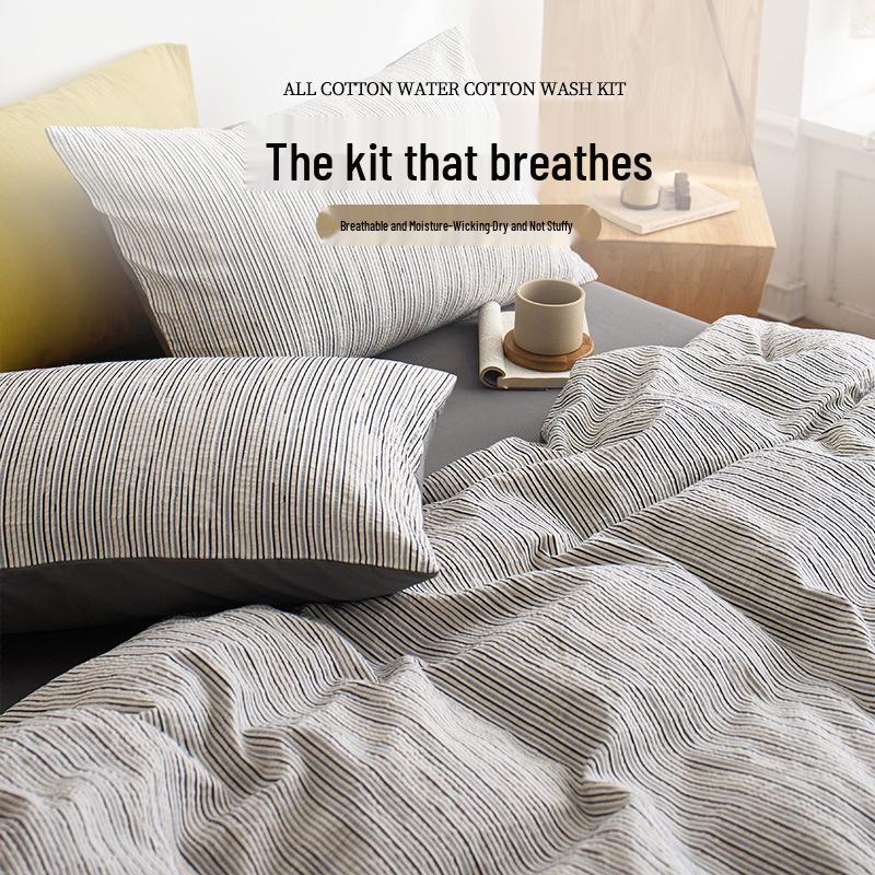 2025 Luxuriöse Winterbettwäsche aus reiner Baumwolle - Bettbezug & Bettlaken (4-teilig)