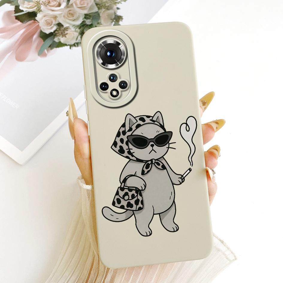 

For Huawei Nova 9 Case Popular Flower Cover Soft Liquid Silicone Shockproof TPU Bumper For Huawei Nova 9 Pro Nova9 NAM-LX9 Shell Huawei Nova 9 Pro