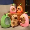Gyümölcsház Plüss Játék Baba Capibala Alvópárna Nagy Plüss Ünnepi Ajándék Kawaii Kreatív Rongybaba Párna