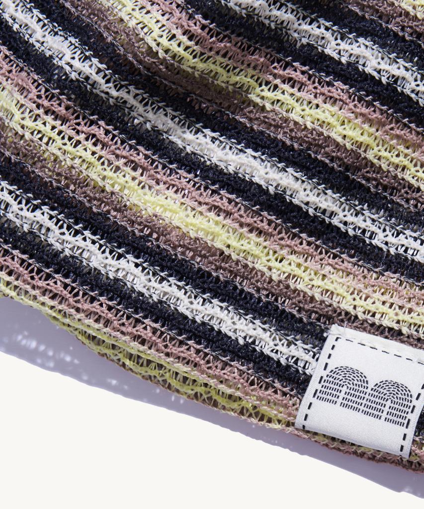NOT NEW Summer Nn Label Pattern Beanie Gray