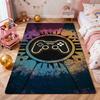 Gamepad Splash Art Indoor Rug Nonslip Durable Carpet For Boys Bedroom Gaming Room Home Decor Memorial Gift