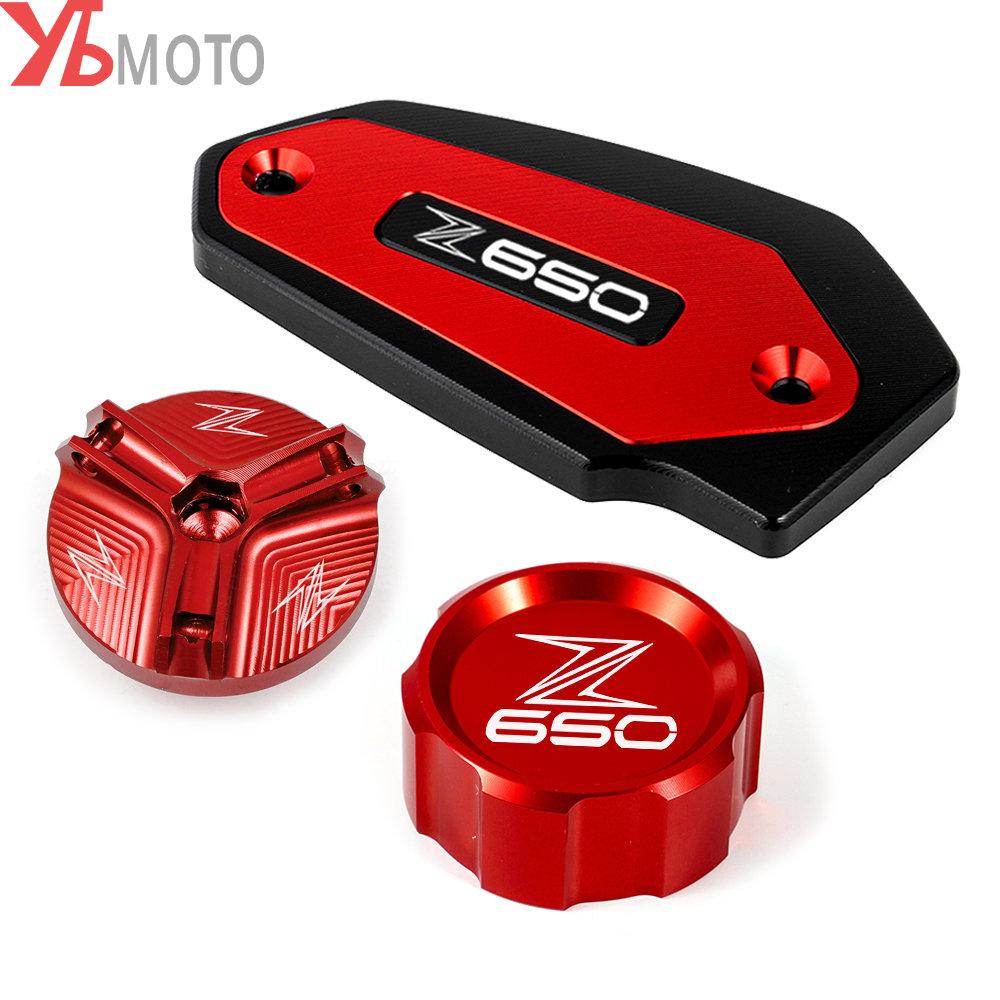 Pentru Kawasaki Z650 Z 650 2017- 2022 Accesorii Motocicletă Față Spate Capac lichid de frână Protector capac de umplere a uleiului de motor