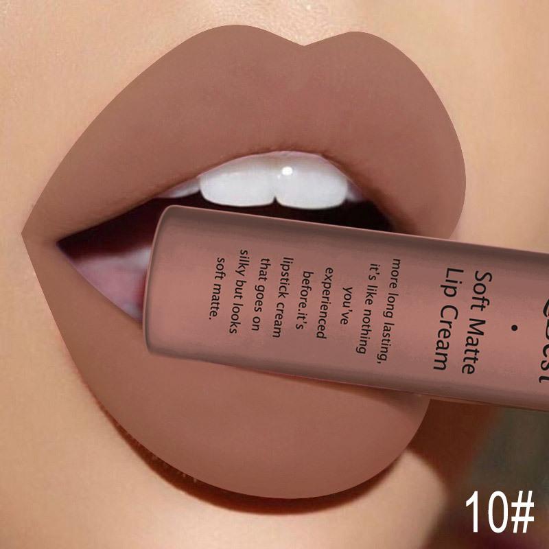 Long Lasting Liquid Lipstick in A Waterproof Matte End, Featuring A Dark Red Black, Perfect for Women'S Makeup, Including Lip Gloss and Lip Tint