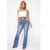 European And American Women'S Jeans With Nail Buckle, Patch Bag, Washed Pants, Jeans