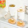 Ceramic storage tank, seasoning, food, coffee beans, coffee powder, white sugar, sealed jar, large-capacity tea jar