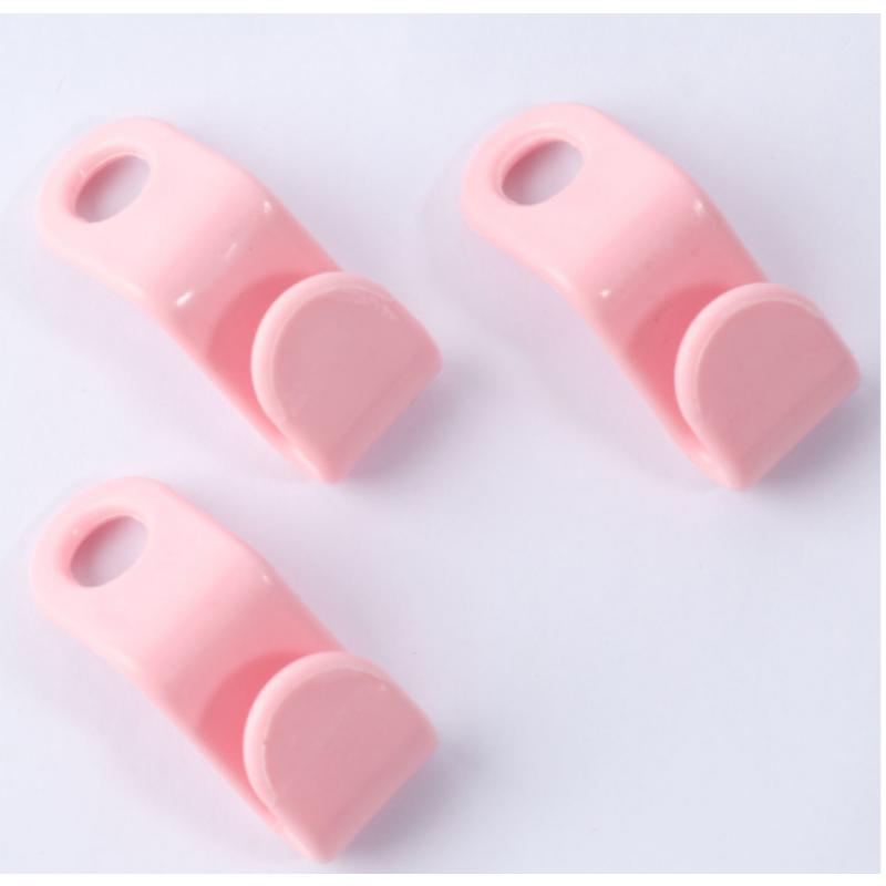 Мини-вешалка для одежды соединительные крючки пластиковая каскадная стойка-органайзер экономия места для шкафа 10pcs розовый 719₽