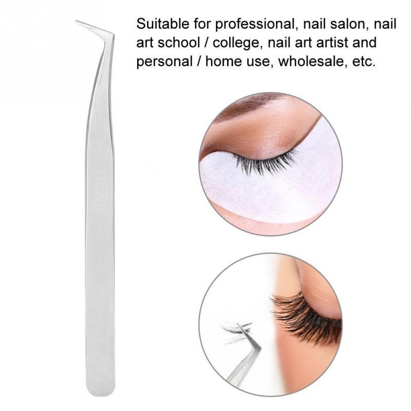 Buy Right Angle Stainless Steel Eyelashes Extension Grafting Picking Tweezers Nippers At Affordable Prices Free Shipping Real Reviews With Photos Joom