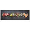 VidaXL Washable Kitchen Rug Spice Print 60x180 Cm Velvet 136541