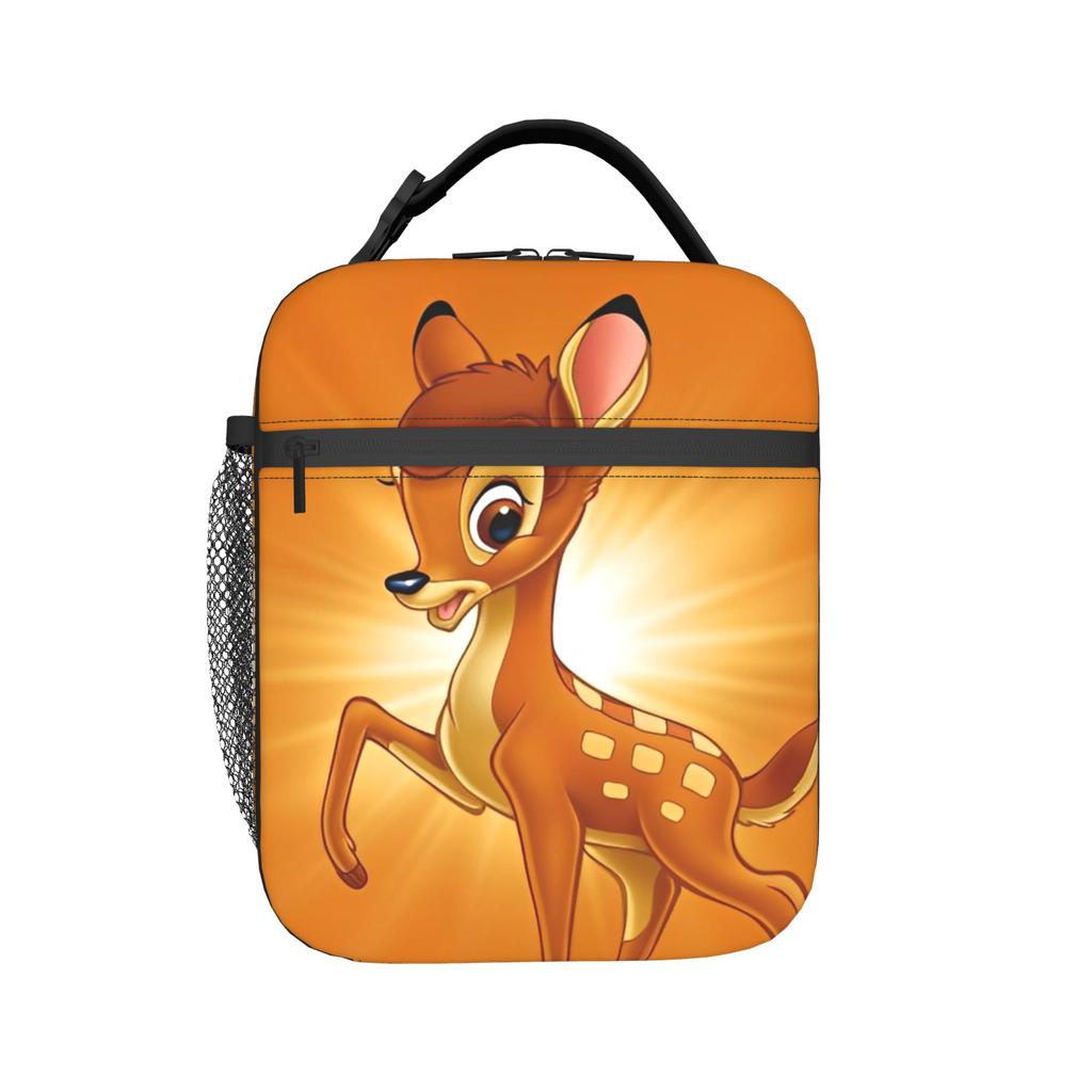 Cartoon Bambis Insulated Lunch Bag Portable Meal Container Thermal Bag Tote Lunch Box Beach Outdoor Men Women