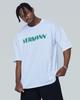 Beleumaneopaeleol Italic Logo Oversized Short Sleeve T-Shirt