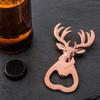 Yousheng Deer Head Bottle Opener, Creative Beer Opener with Puns "One Deer You" Meaning, Zinc Alloy Wedding Favor Gift for
