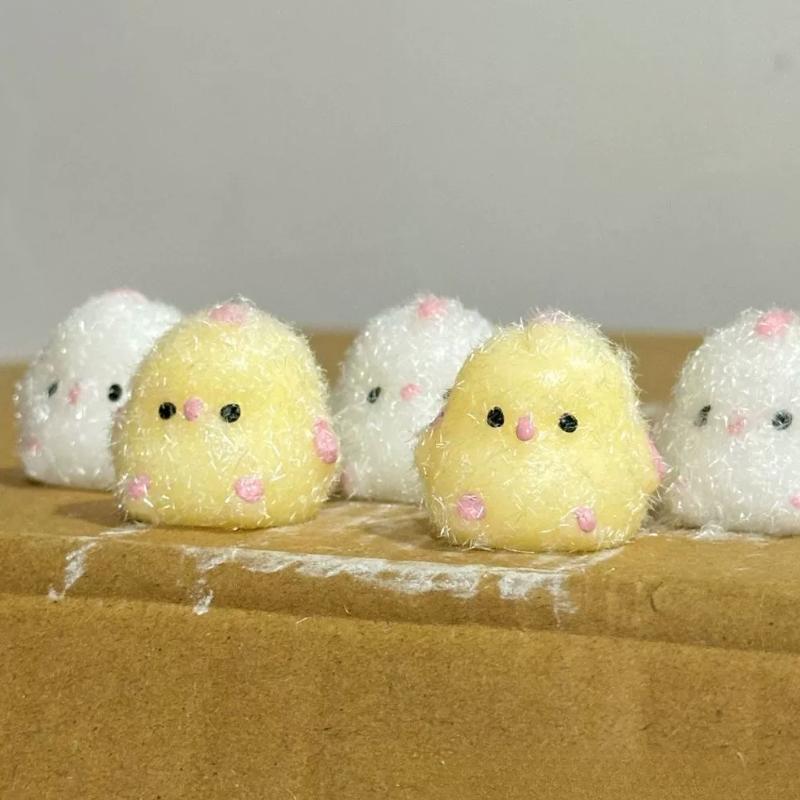 Kawaii Little Chicken Squeeze Toy Cartoon Decompression Toy Mini Chick Fidget Miniature Slow Rebound Relief Doll Birthday Gift