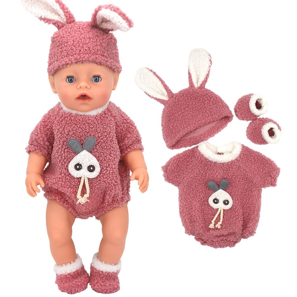 2023 Mono de Moda para Muñeca, Ajuste para Muñeco Bebé de 43 cm, Muñeco Bebé Reborn de 17 Pulgadas, Ropa