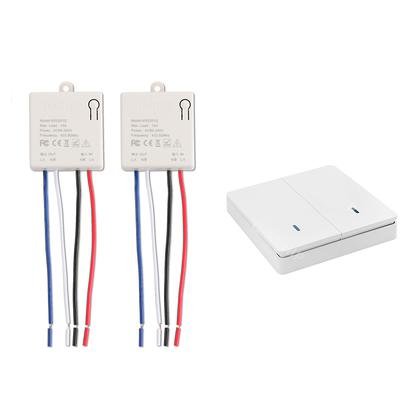 Bezprzewodowe przełączniki zdalnego sterowania Odbiorniki nie wymagają instalacji przewodów Oprawy oświetleniowe i inteligentne urządzenia włączające i wyłączające