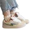 Original cashew color retro board shoes women's high value design casual shoes niche versatile bread shoes