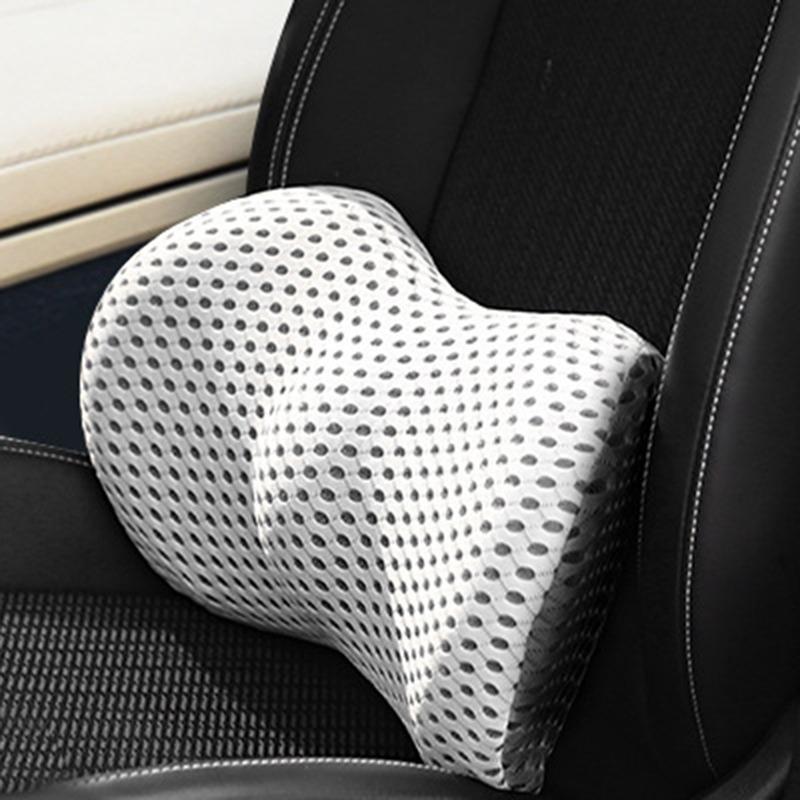 Mesh Auto Kissen Lordosenstütze Kissen Auto Sitz Taille Kissen Schützen Wirbelsäule Wirbel Niedrigen Rücken Kissen Bett Schlafen