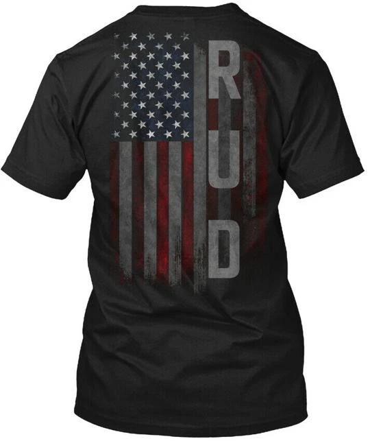 

Rud Family American Flag Tee T shirt Made in the USA Size S to 5XL 4XL