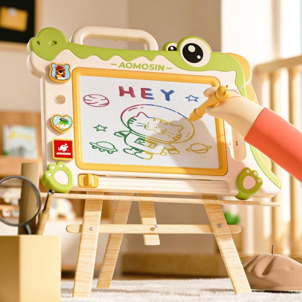 Cartoon Dinosaur Magnetic Board Toys Plastic Doodle Board Kids Drawing Pad  Children's Drawing
