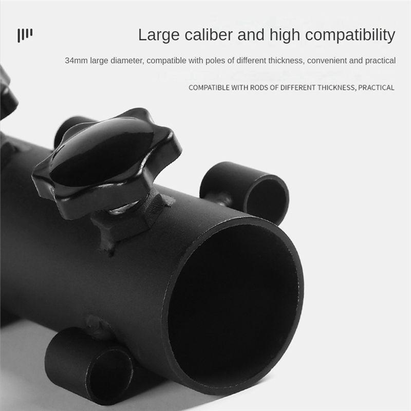 Good-2PCS Holder With Nut Canopy Rod Holder Tent Camping Accessories Adjustable Fixing Tube