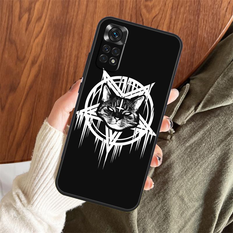 

Чехол Moon Tarot Witch Cat для Xiaomi Redmi Note 14 Pro 13 12 11 10 15 Pro Plus Redmi 15 C 13 10C 12C 13C 14C Redmi 15C 5G