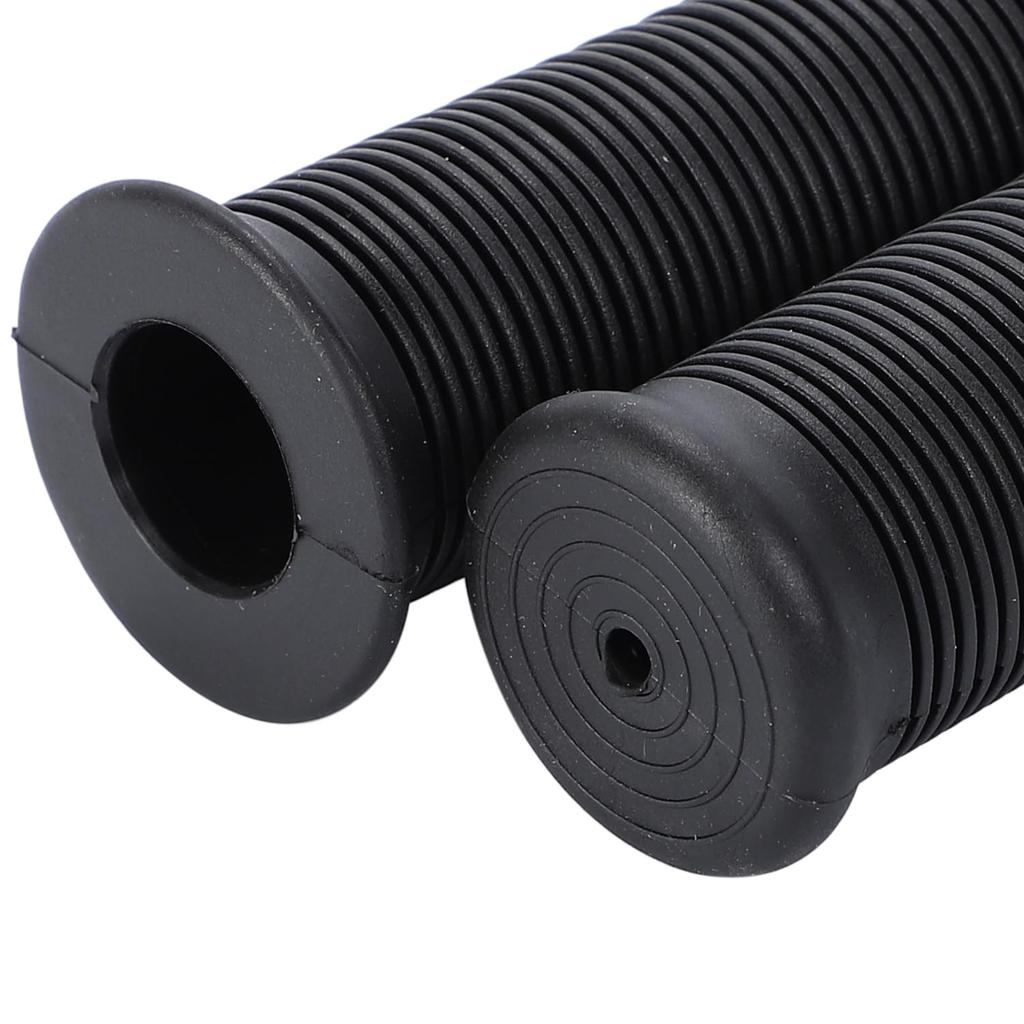 Nakira Motorcycle Grip Moped Handle 22.2mm Non-Penetrating Rubber D Type